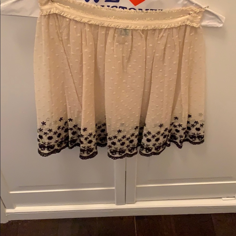 Free People Sheer skirt